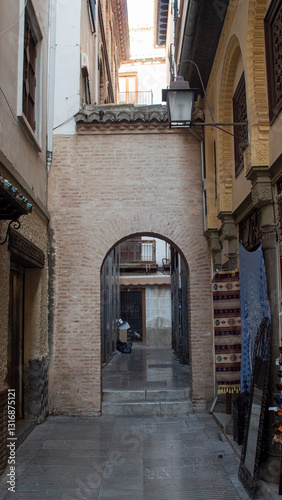 Islamic style door in Granada