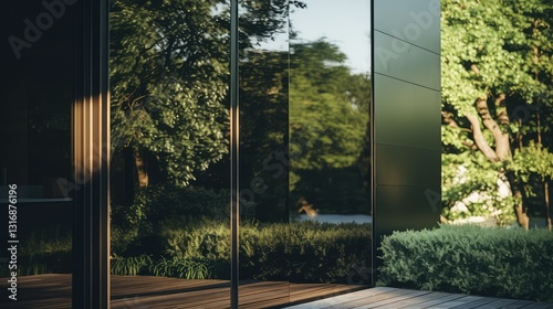 glass tinted house window