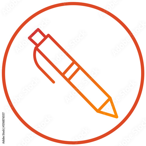 Vector Design Pen Icon Style
