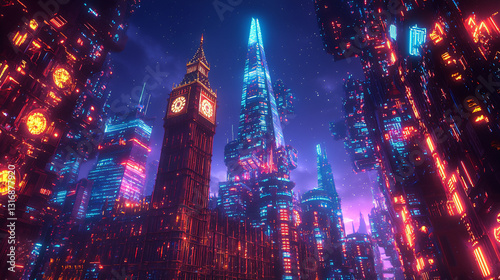  cyberpunk london,