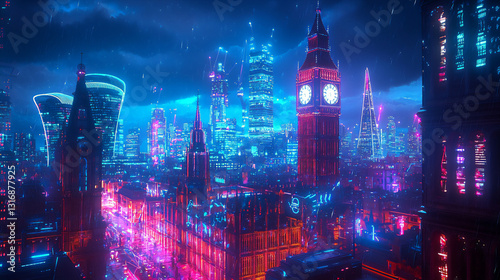  cyberpunk london,