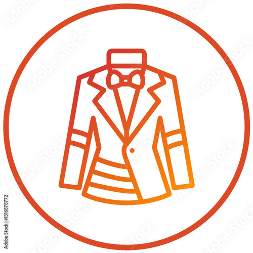 Vector Design Wedding Men Suit Icon Style