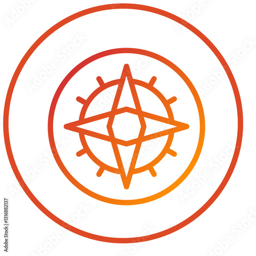 Vector Design Orientation Icon Style