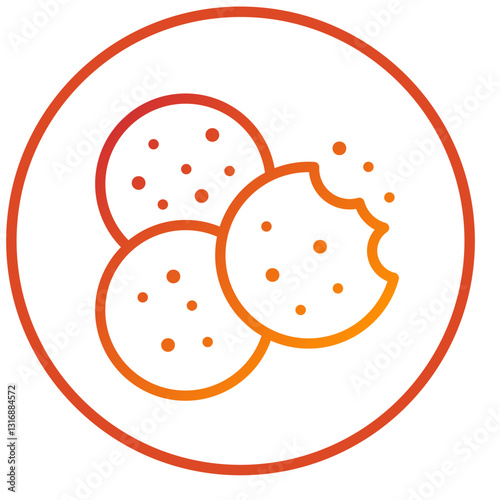 Vector Design Cookies Icon Style