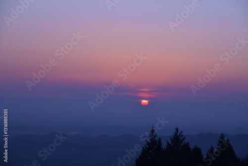 Schöne Farbtöne zum Tagesausklang