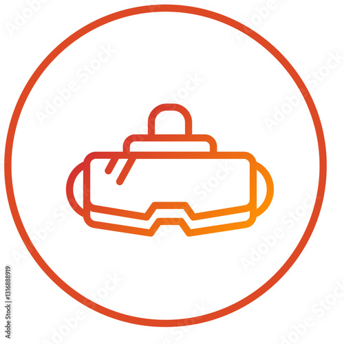 Vector Design Vr Glasses Icon Style