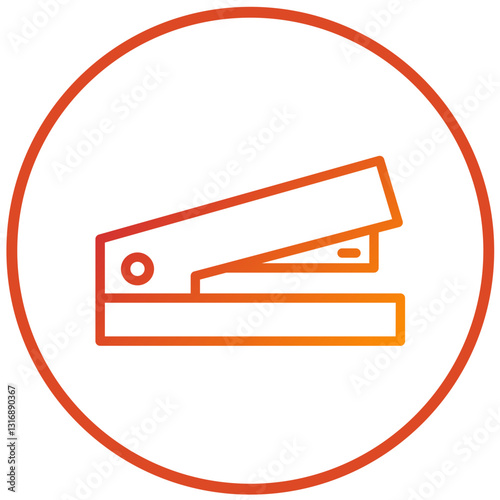 Vector Design Stapler Icon Style