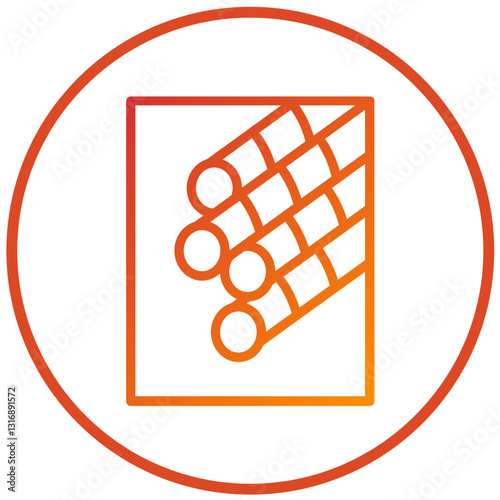 Rebar Vector Design Icon Style