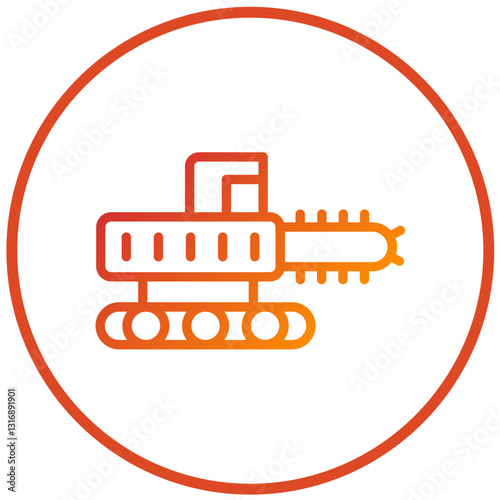 Trencher Vector Design Icon Style