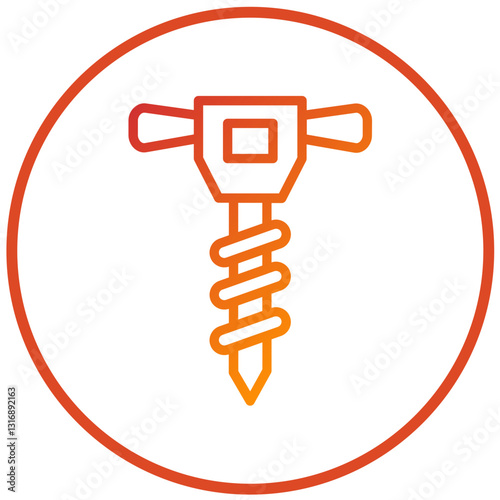 Auger Vector Design Icon Style