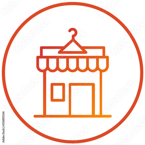 Thrift Shop Vector Design Icon Style