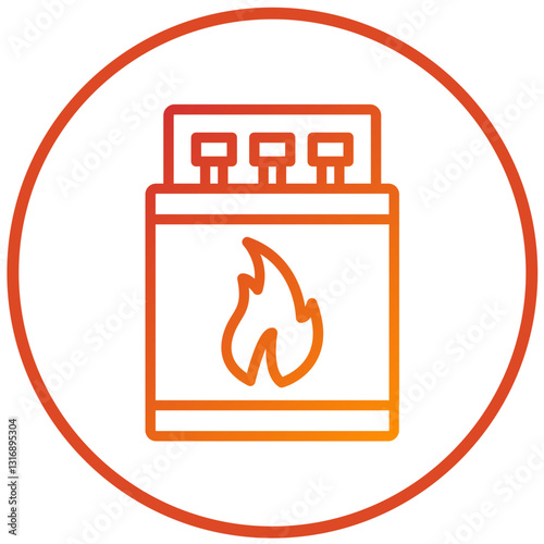 Matchbox Vector Design Icon Style