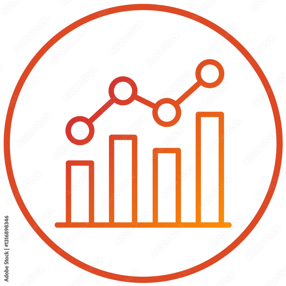 Vector Design Data Analytics Icon Style Vector Design Data Analytics Icon Style