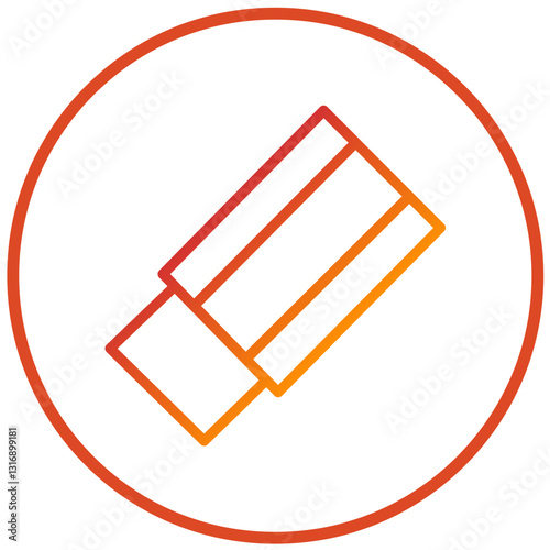 Vector Design Eraser Icon Style