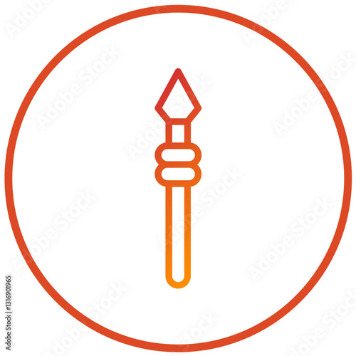 Vector Design Spear Icon Style