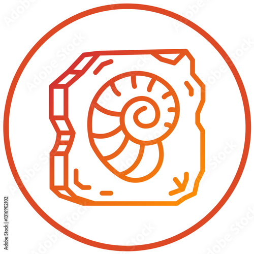 Vector Design Fossil Icon Style