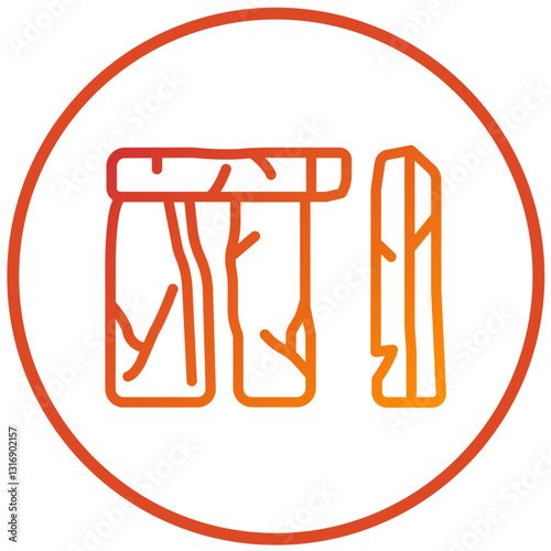 Vector Design Stonehenge Icon Style