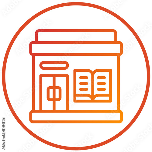 Vector Design Book Fair Icon Style