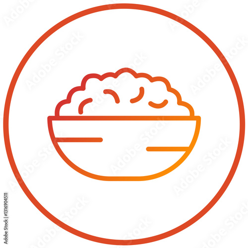 Vector Design Mac N Cheese Icon Style
