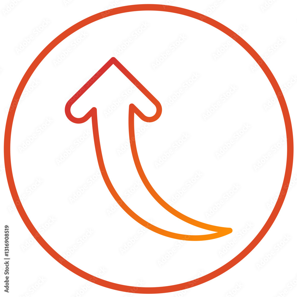 Vector Design Up Arrow Icon Style Vector Design Up Arrow Icon Style