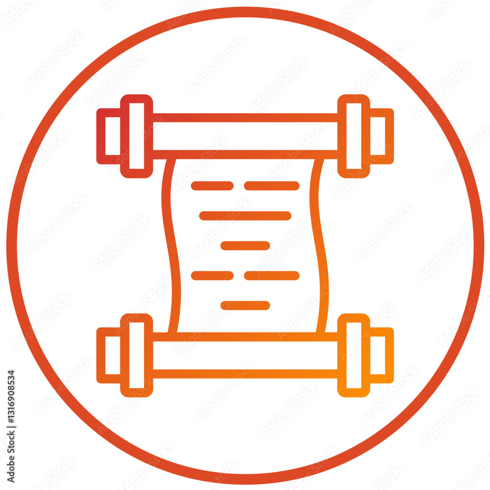 Vector Design Scroll Icon Style Vector Design Scroll Icon Style