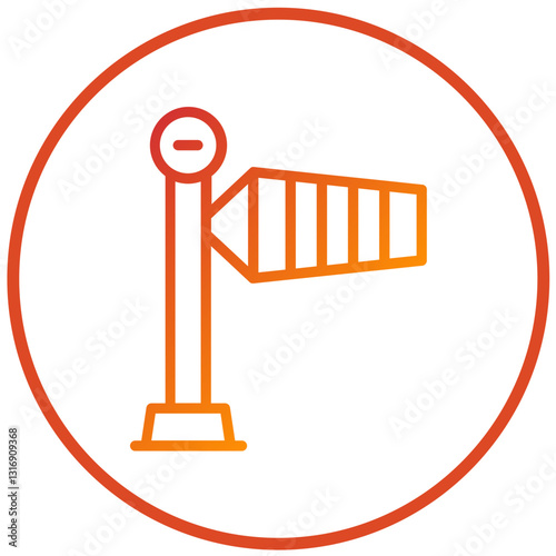 Vector Design Windsock Icon Style