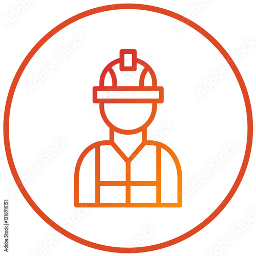 Vector Design Worker Icon Style