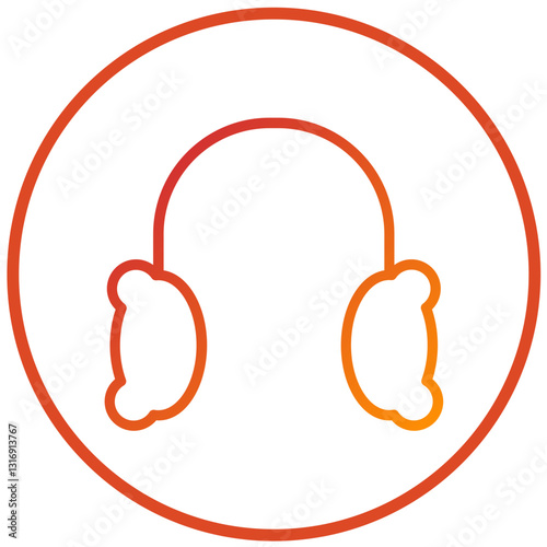 Vector Design Earmuffs Icon Style