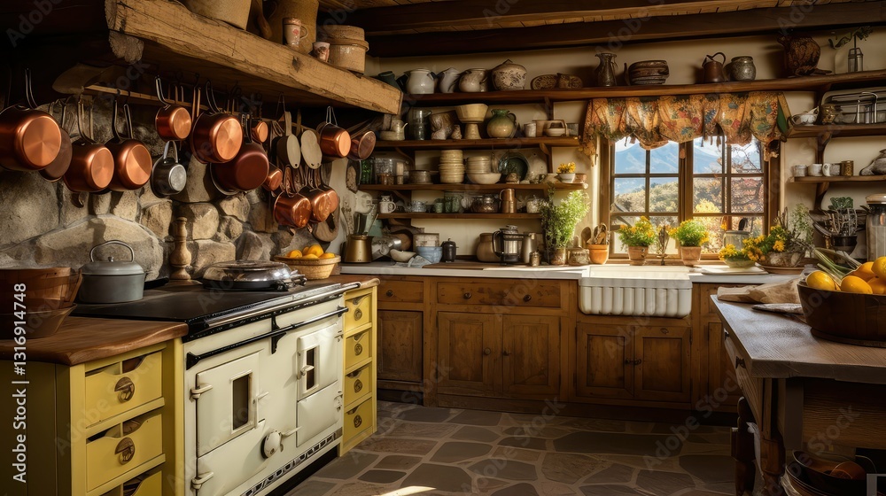 Obraz premium vintage kitchen beautiful