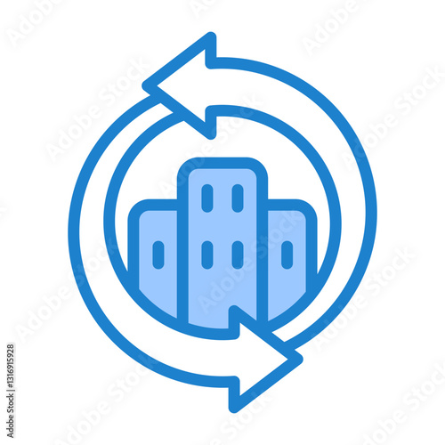 Infrastructure Recovery Icon