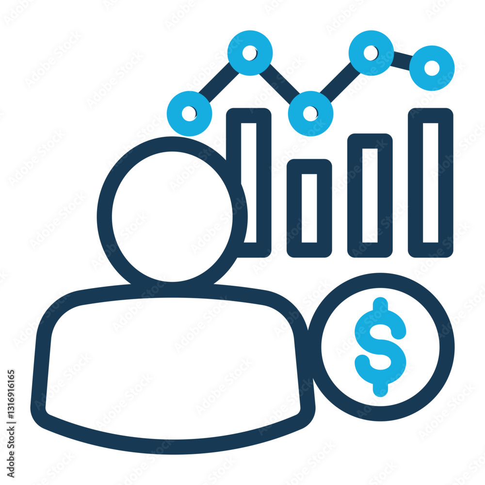 Growth Mindset Icon - Line Color - Business Value Themes Growth Mindset Icon - Line Color - Business Value Themes