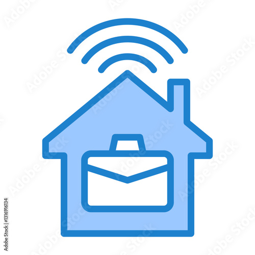 Remote Work Solution Icon