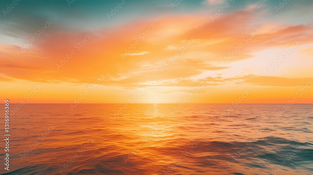 Obraz premium soft orange and yellow gradient