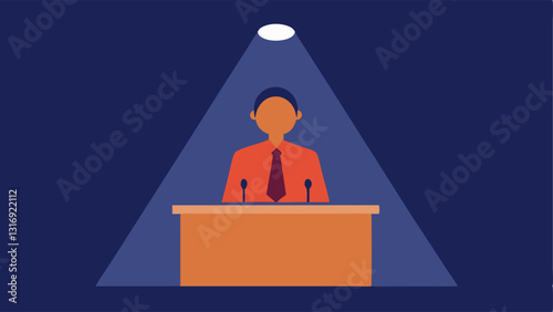 Symbolic Light The victim being bathed in a gentle spotlight while on the witness stand symbolizing the attention and importance of their testimony in the quest for justice.