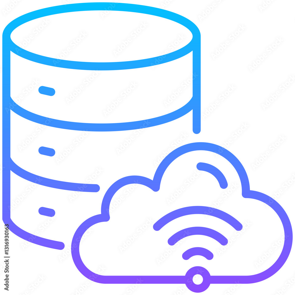 Data Center Icon Data Center Icon