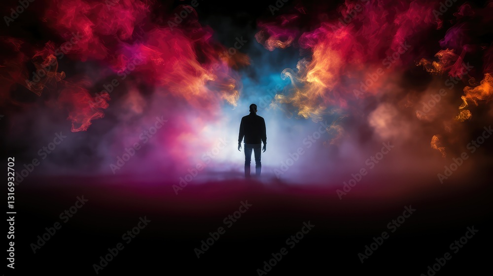 Fototapeta premium lights conference black