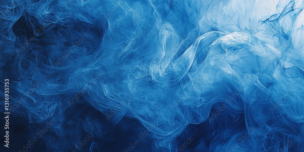 Obraz premium deep blue abstract background