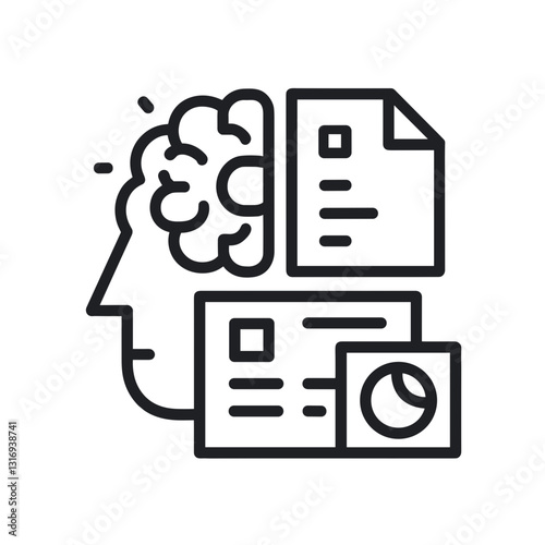  AI-powered data analytics and decision-making concept with machine learning