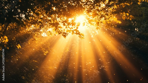 Create  prompts for stock photos related to A bright golden light effect with deep highlights and multiple rays. Bright sun with - characters and ending with photo