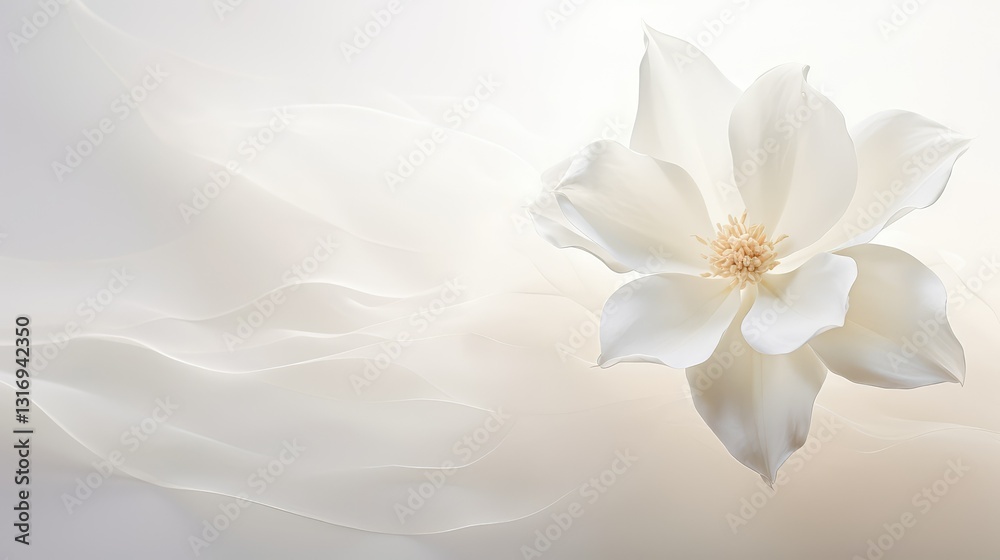 Obraz premium peaceful soft white background