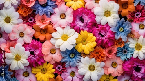 intricate flower bed texture