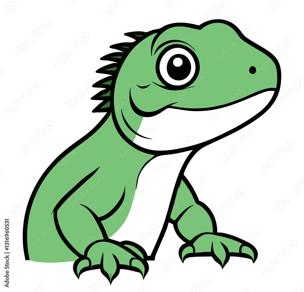 Fototapeta premium Jaszczurka ilustracja