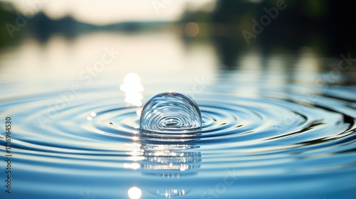 wave water drop ripples