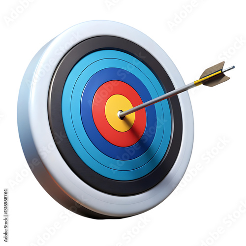 Arrow bullseye target