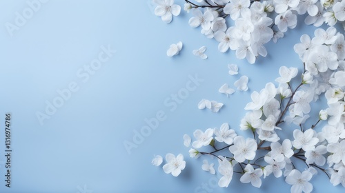 silver blue anniversary background