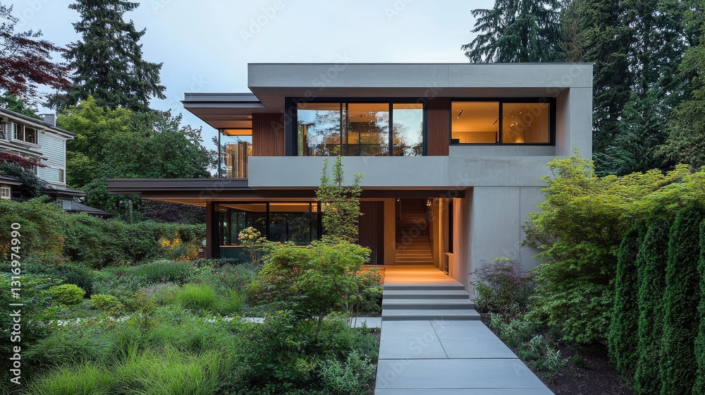 Small modern urban home with an efficient design, neutral tones, and a sleek architectural look. Small modern urban home with an efficient design, neutral tones, and a sleek architectural look.