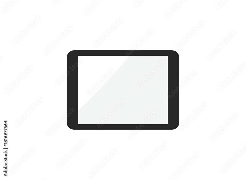 Set of an Device Tablet Flat Illustration Set of an Device Tablet Flat Illustration