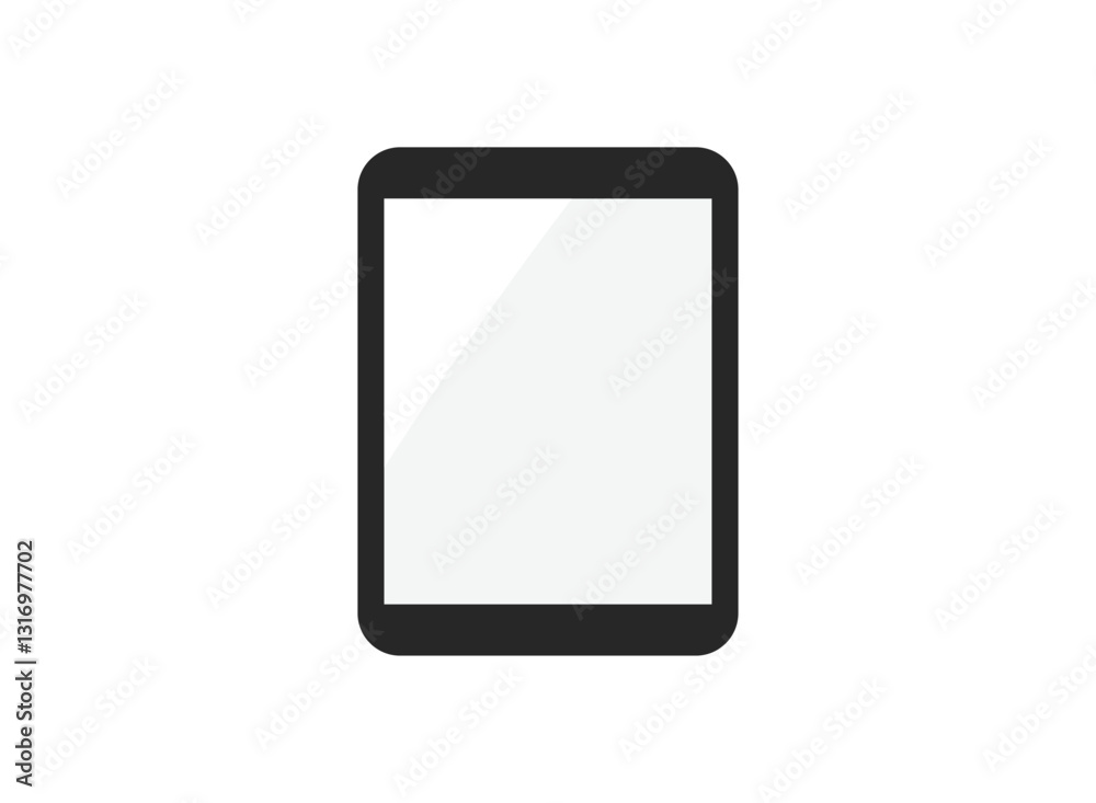 Set of an Device Tablet Flat Illustration Set of an Device Tablet Flat Illustration