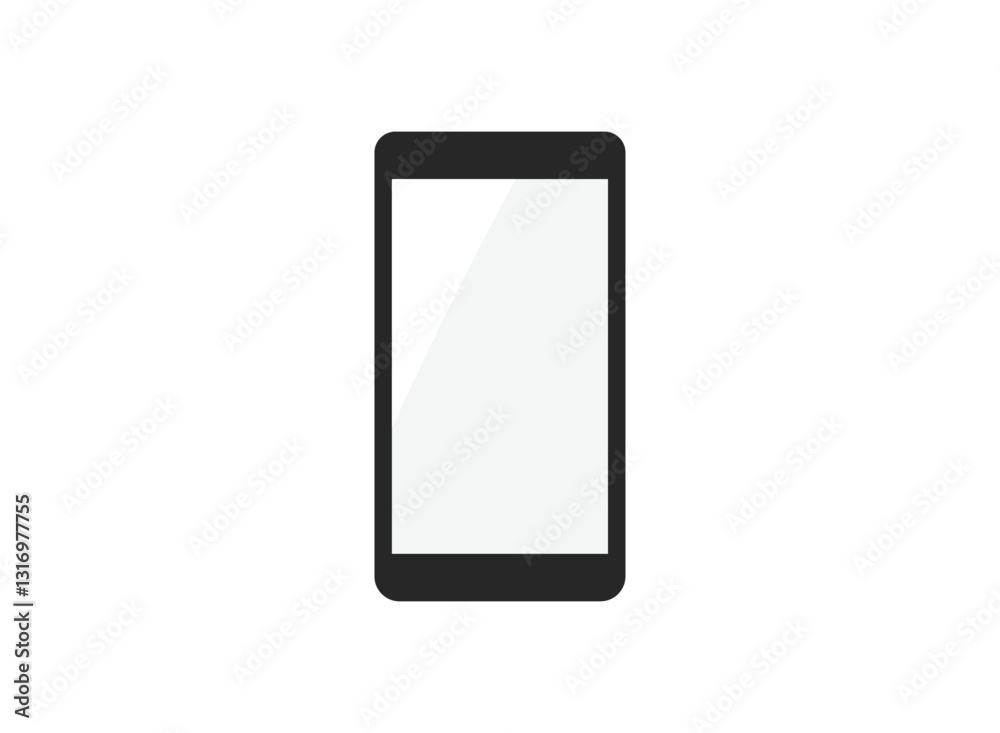 Set of an Device Smartphone Flat Illustration Set of an Device Smartphone Flat Illustration