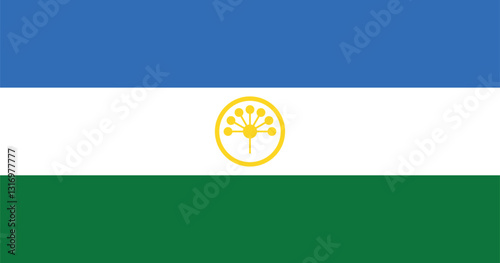 Bashkortostan Flag High Quality Flag Clipart, Flag Icon, Vector Illustration, Premium Quality Digital Download